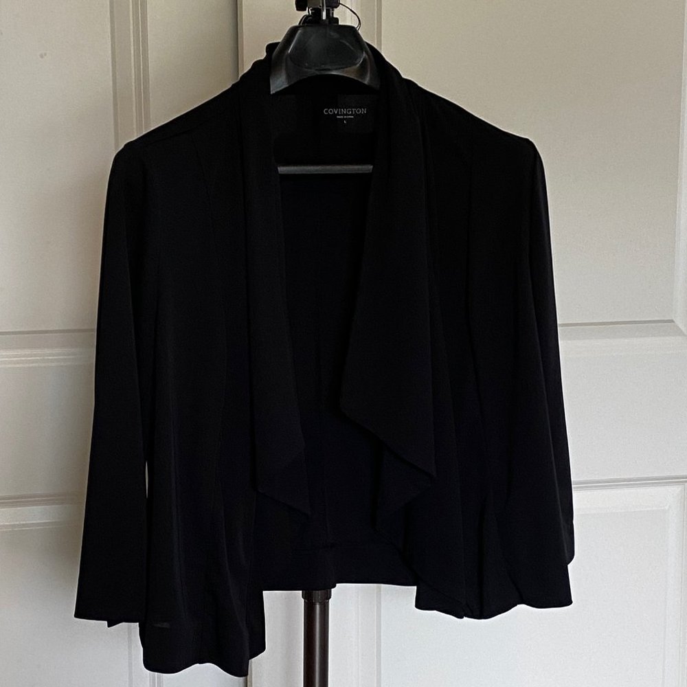 Covington Black Jacket, light weight and short length